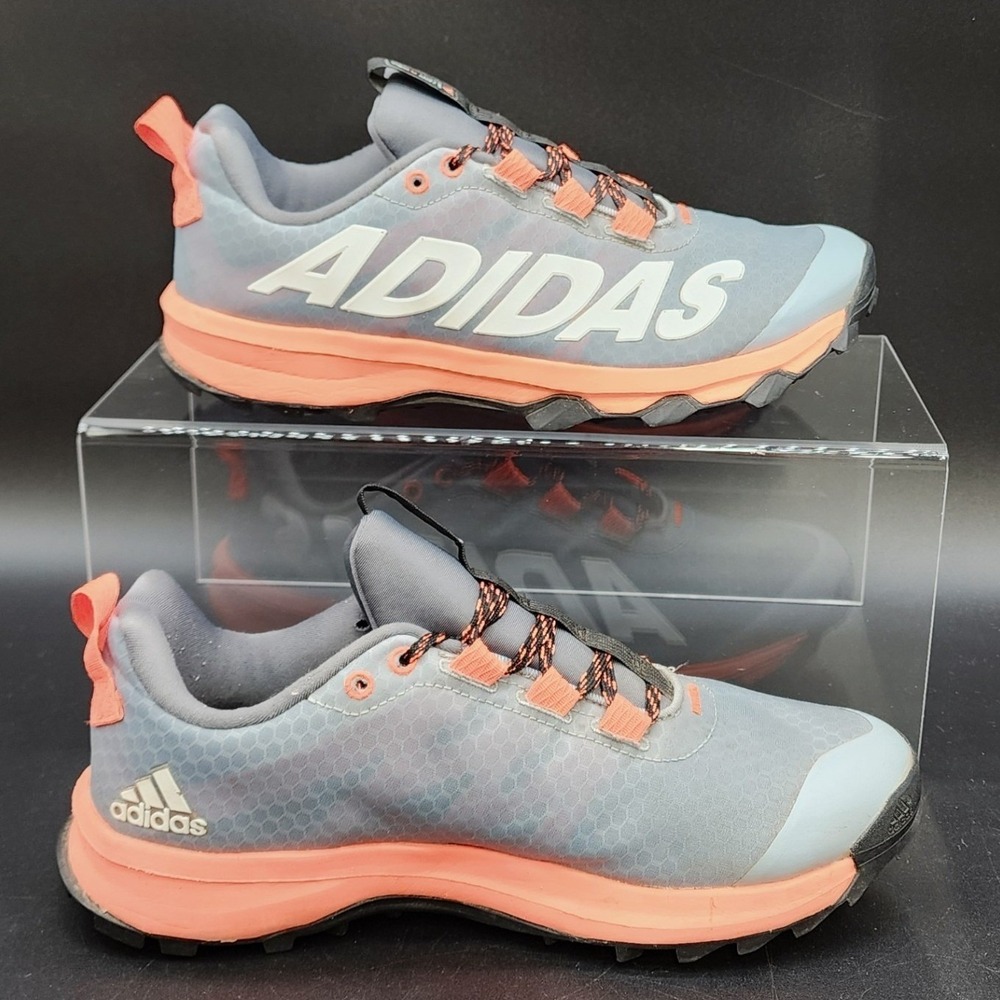 Adidas Size 6 Grey Pink Vigor 6 TR Trail Running Shoes Hiking Gorpcore Athletic